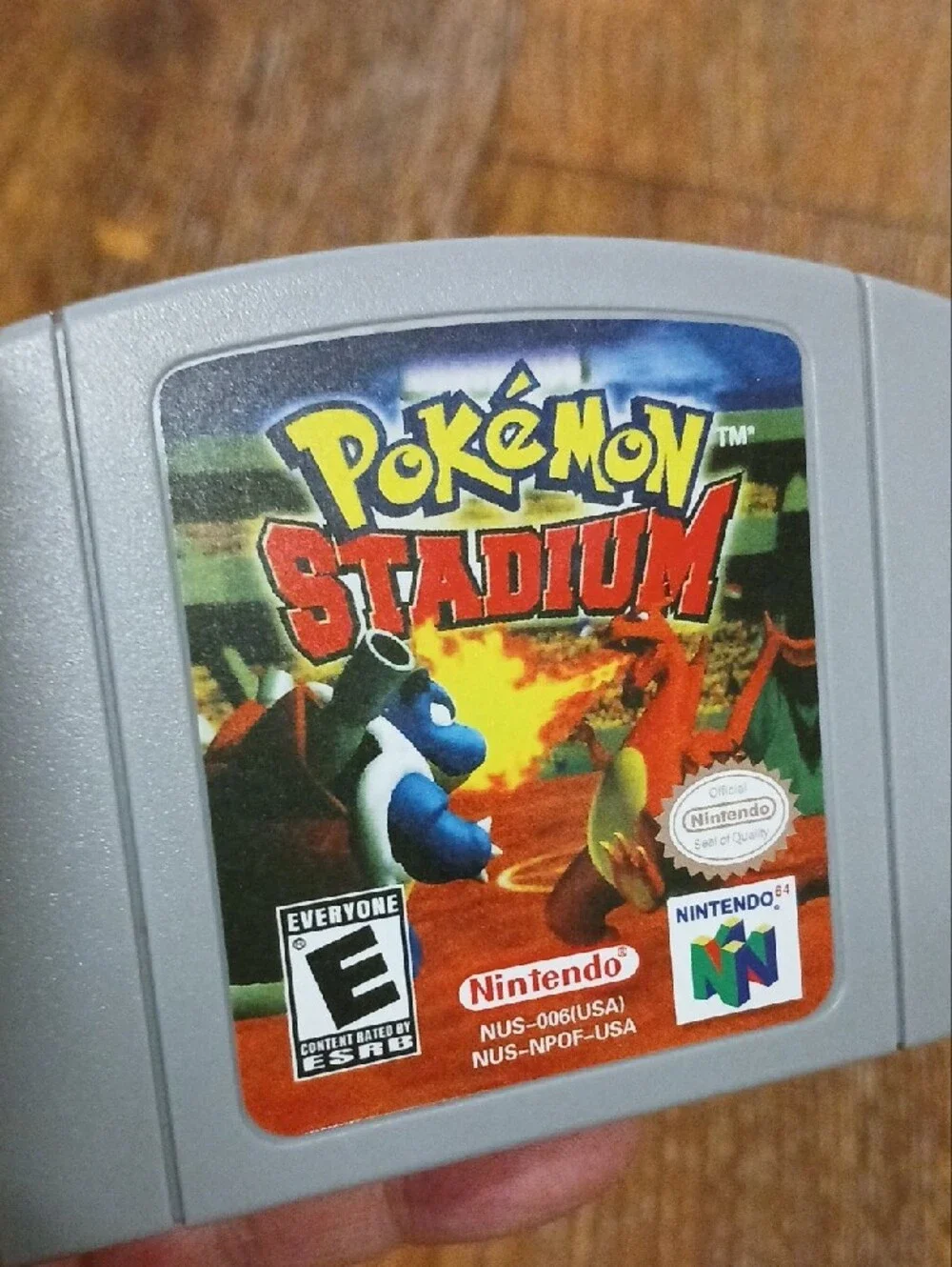 Nintendo Pokémon Stadium N64 Game Cartridge - Gray